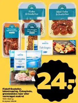 Netto Fiskefrikadeller mv. tilbud