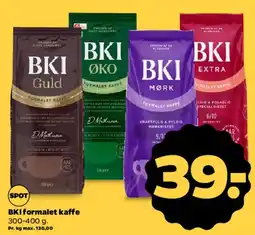 Netto BKI formalet kaffe tilbud