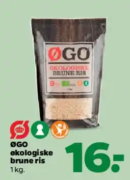 Netto ØGO økologiske brunris tilbud