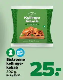 Netto Bistronne kyllingekebab tilbud