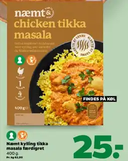 Netto næmt chicken tikka masala tilbud