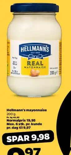 Netto Hellmann's mayonnaise tilbud