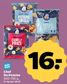 Netto Chef De Pomme / friter tilbud