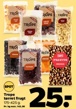 Netto Trope tørret frugt tilbud