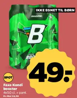 Netto Faxe Kondi Booster tilbud