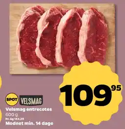 Netto Velsmag entrecotes tilbud