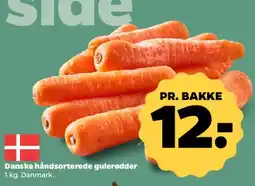 Netto Danske håndsorterede gulerødder tilbud