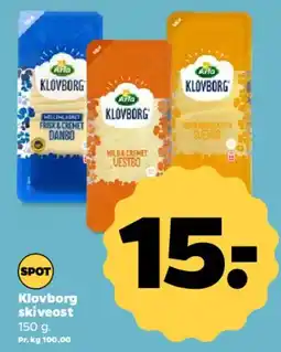 Netto Klovborg skiveost tilbud