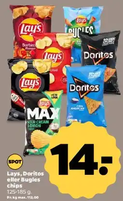 Netto Lay's, Doritos eller Bugles chips tilbud