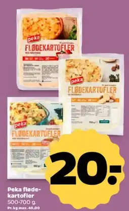 Netto Peka flødekartofler tilbud
