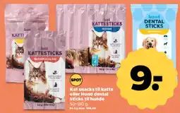 Netto Kat snacks / hund dental sticks tilbud