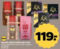 Netto Gevalia, Black Coffee eller L'OR tilbud