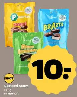Netto Carletti skum / Slikposer tilbud