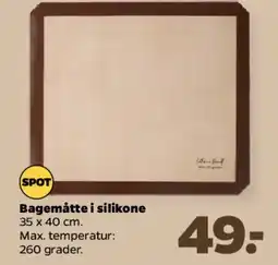 Netto Bagemåtte i silikone tilbud