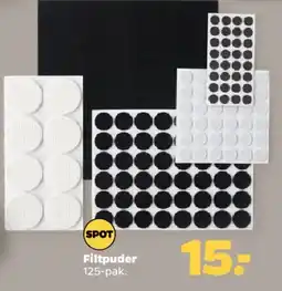 Netto Filtpuder 125-pak tilbud