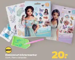 Netto Diamond art / klistermærker tilbud
