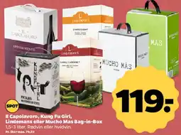 Netto Il Capolavoro, Kung Fu Girl, Lindemans eller Mucho Más Bag-in-Box tilbud