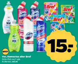 Netto Vel, Domestos eller Bref tilbud