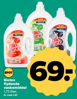 Netto Biotex flydende vaskemiddel tilbud