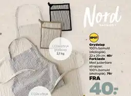 Netto Grydelap og Forklæde tilbud