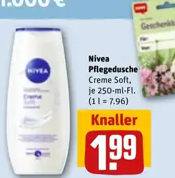 REWE DE Nivea Pflegedusche Creme Soft tilbud