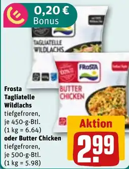REWE DE Frosta Tagliatelle Wildlachs tilbud