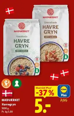 Lidl Havregryn tilbud
