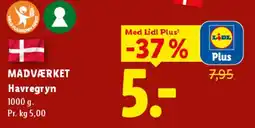 Lidl Havregryn (prisbadge) tilbud