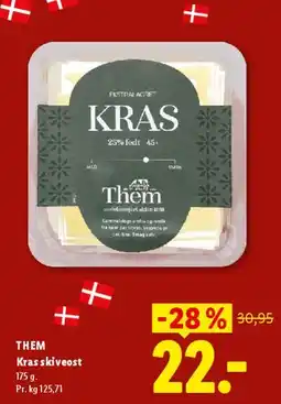 Lidl KRAS skiveost tilbud
