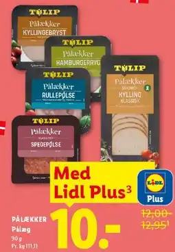Lidl TULIP Pålæg tilbud