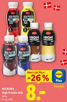 Lidl Milbona High Protein drik tilbud