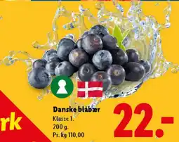 Lidl Danske blåbær tilbud