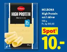 Lidl Milbona High Protein cheese slices tilbud