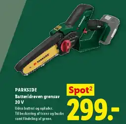 Lidl Batteridreven grensav 20 V tilbud