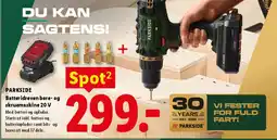 Lidl Batteridreven bore- og skruemaskine 20 V tilbud
