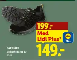 Lidl PARKSIDE Sikkerhedssko S3 tilbud
