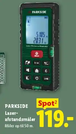 Lidl PARKSIDE Laser-afstandsmåler (Spot²) tilbud