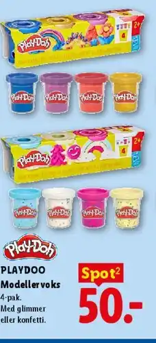 Lidl Play-Doh modellervoks 4-pak tilbud