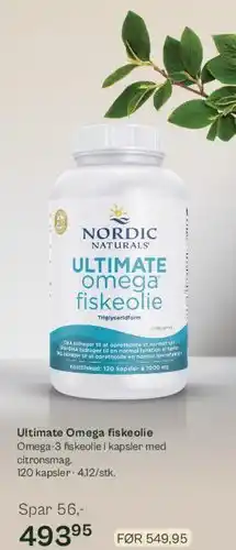 Helsam Ultimate Omega fiskeolie tilbud