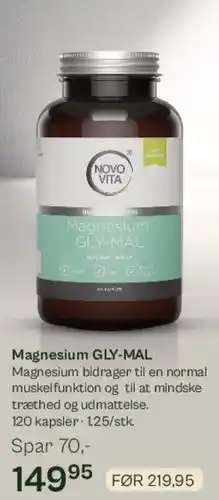 Helsam Magnesium GLY‑MAL tilbud
