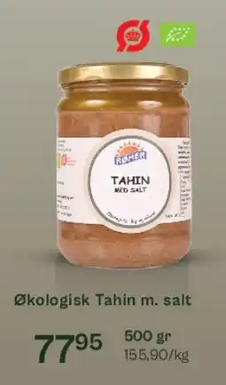 Helsam Økologisk Tahin m. salt tilbud