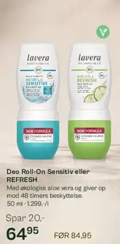 Helsam Deo Roll-On Sensitiv eller REFRESH tilbud
