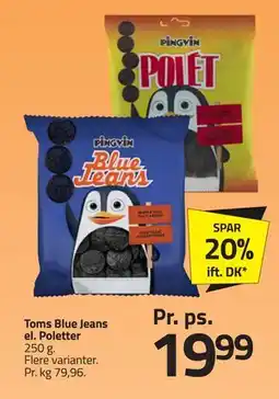Fleggaard Toms Blue Jeans el. Poletter tilbud