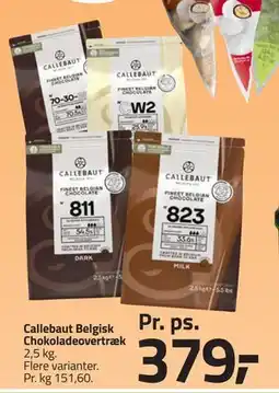 Fleggaard Callebaut Belgisk Chokoladeovertræk tilbud