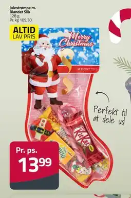 Fleggaard Julestrømpe m. Blandet Slik tilbud