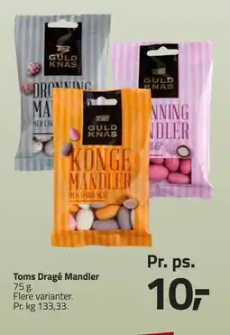 Fleggaard Toms Dragé Mandler tilbud