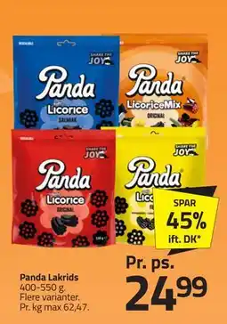 Fleggaard Panda Lakrids tilbud
