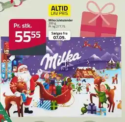 Fleggaard Milka Julekalender tilbud
