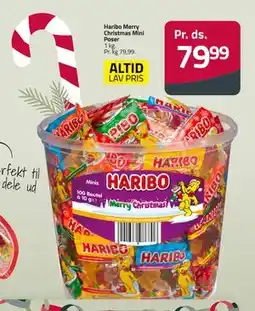 Fleggaard Haribo Merry Christmas Mini Poser tilbud