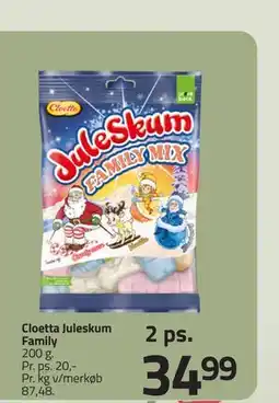 Fleggaard Cloetta Juleskum Family tilbud